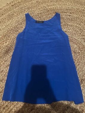 BLUE TANK BLOUSE